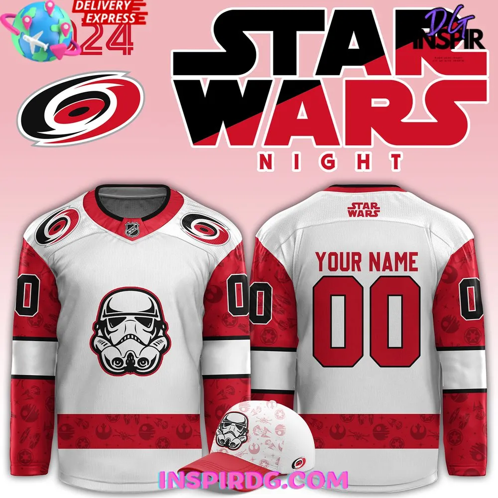 -Carolina Hurricanes x Star Wars Night Custom Hockey Jersey