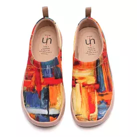 -Color Zone- Art Canvas Loafers for Women