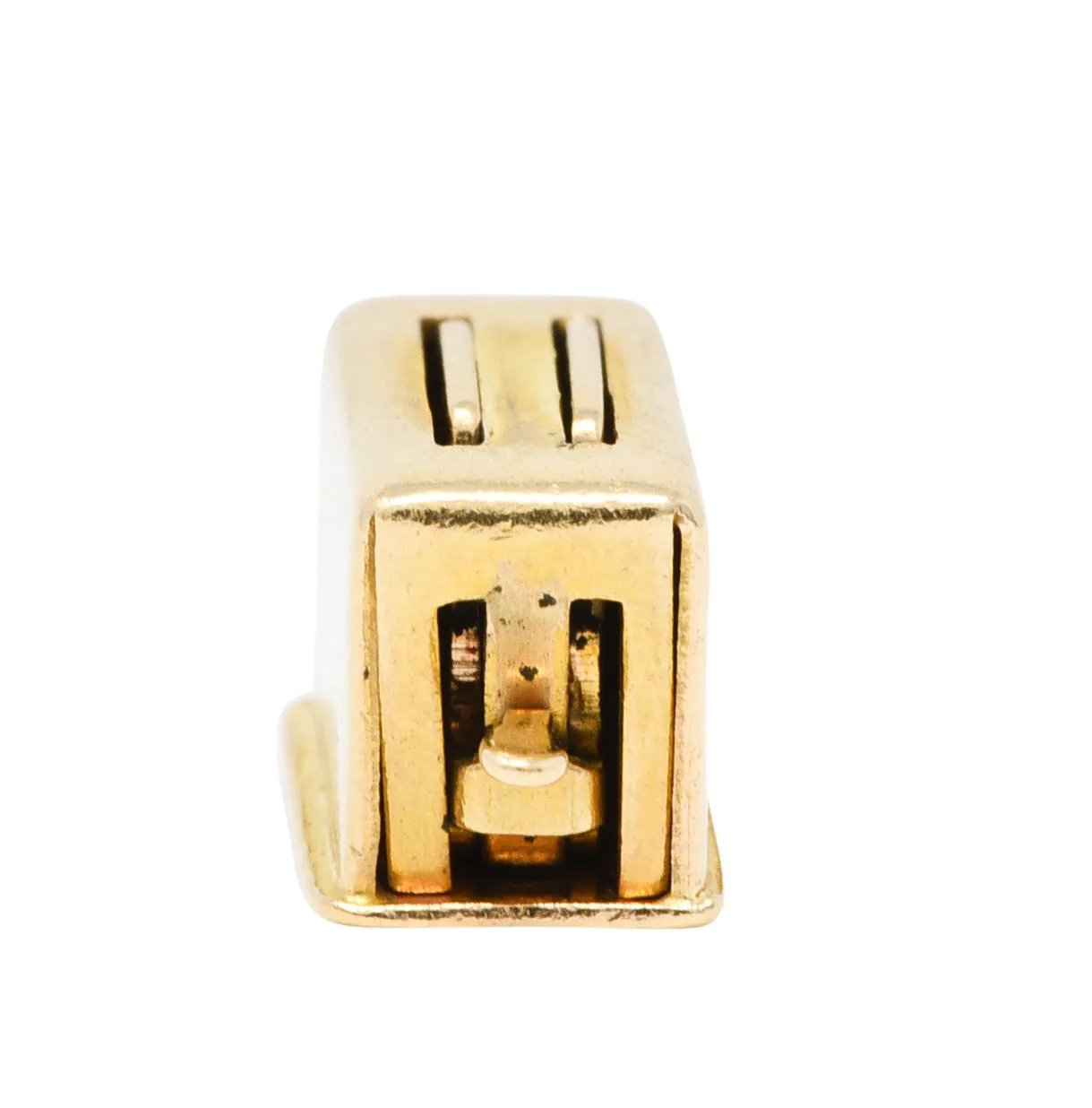 1940's Retro 14 Karat Gold Toaster Articulated Charm