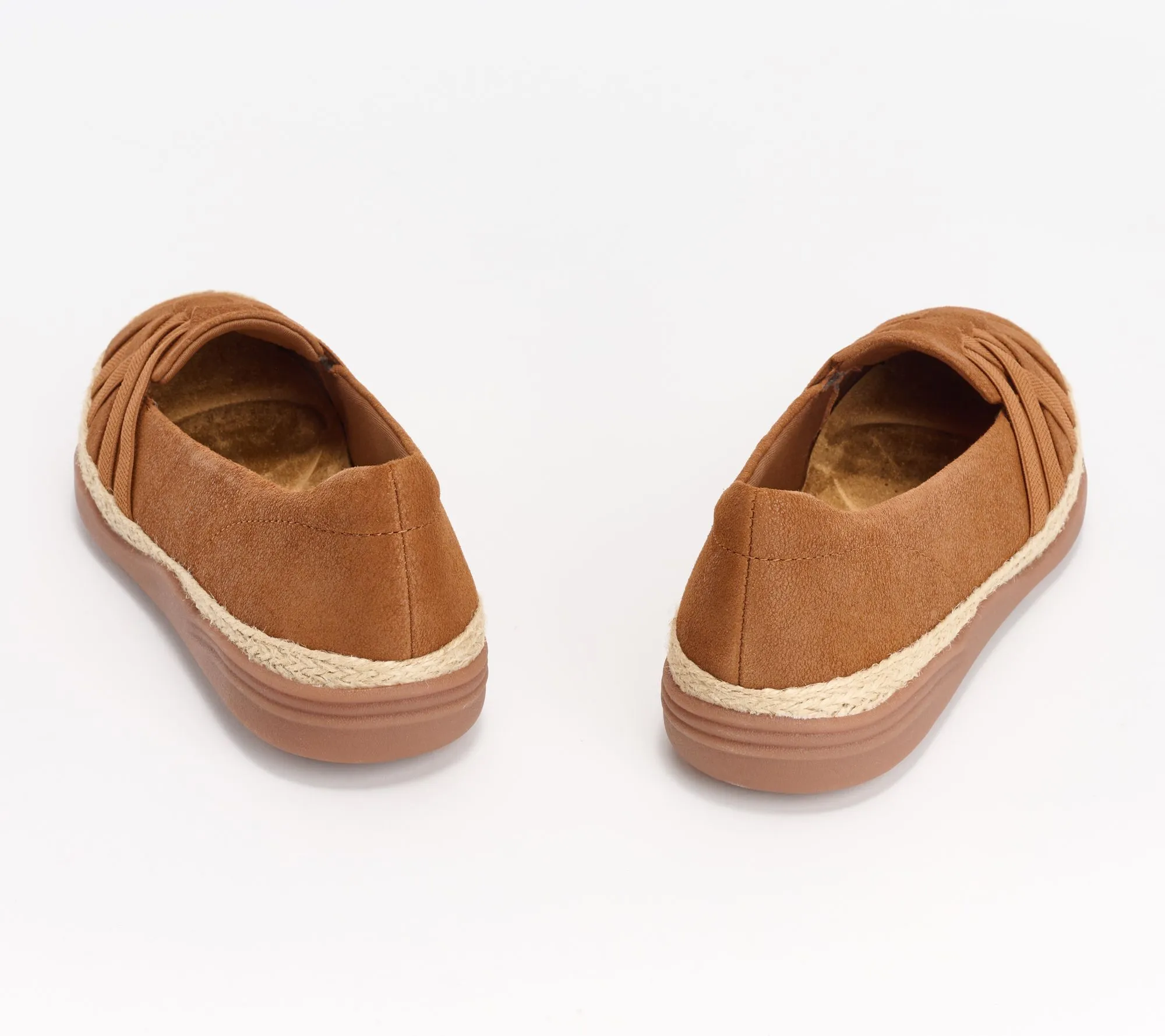 "As Is" Clarks Collection Espadrille Slip On- Elaina Petal