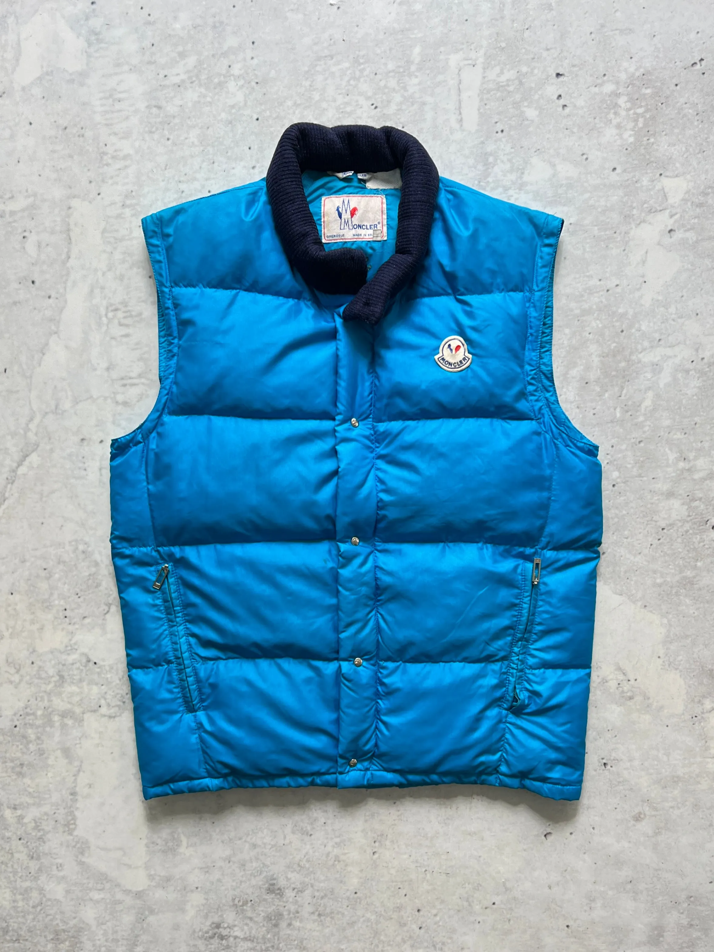 80's Moncler Down Fill Grenoble Puffer Jacket / Gilet (M)