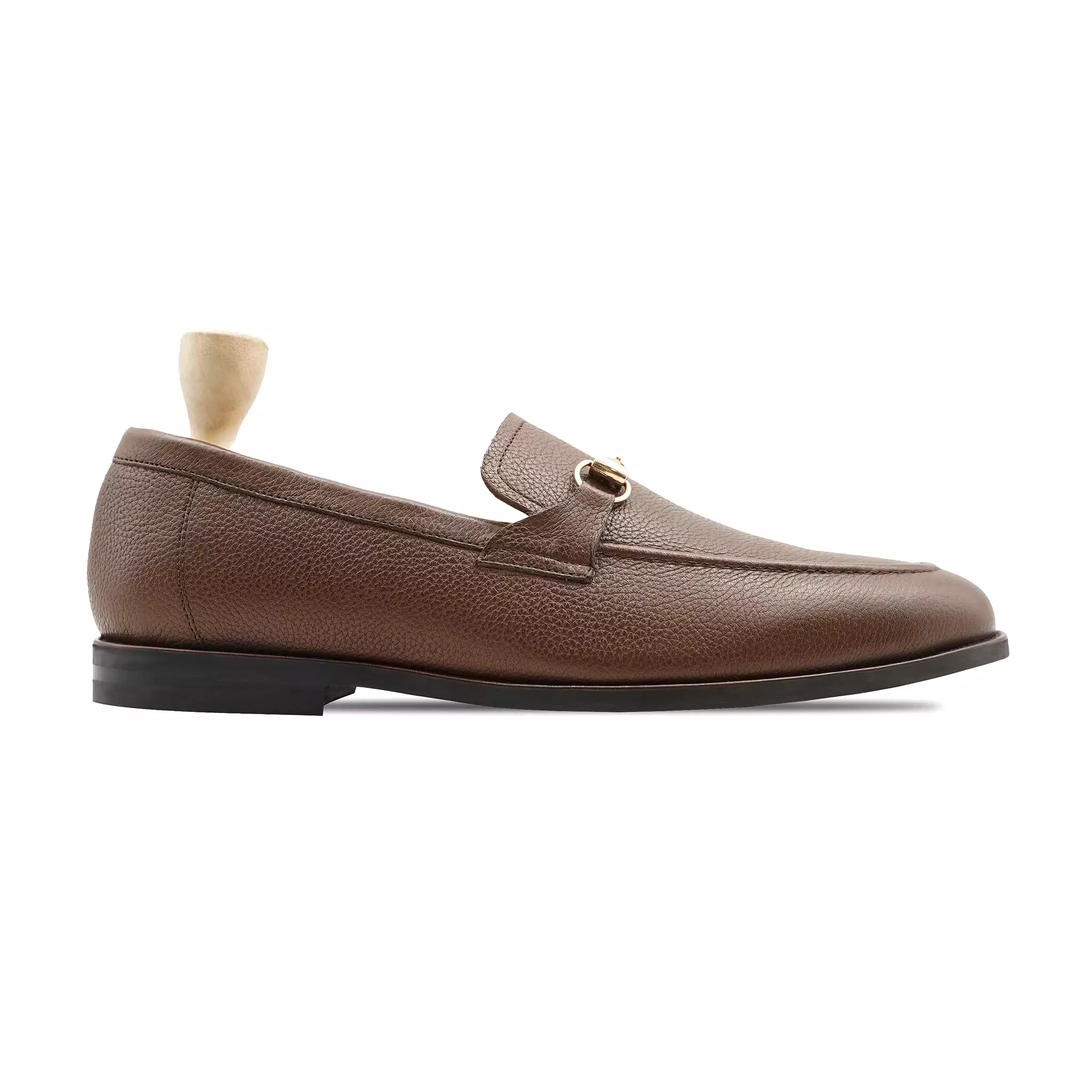 ABADA - BROWN PEBBLE GRAIN LOAFER