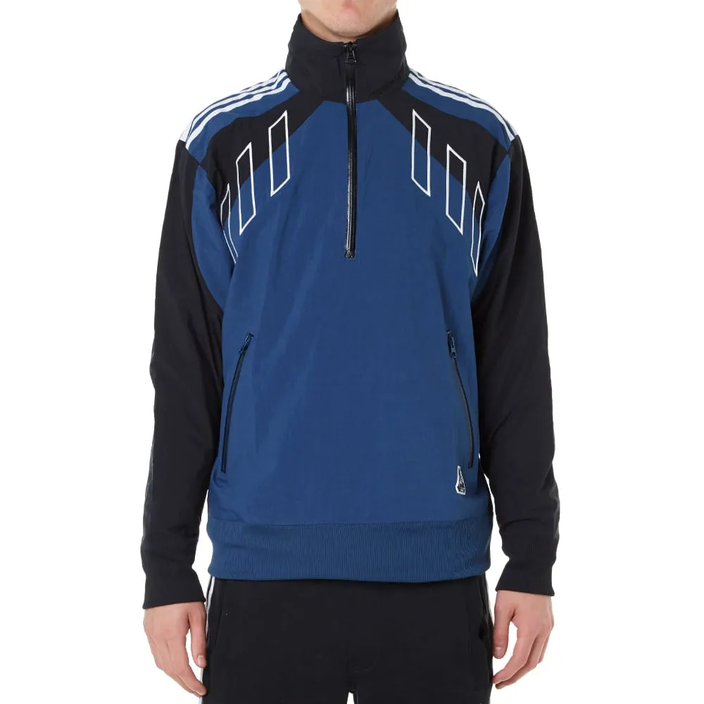 Adidas x Palace Half Zip TracktopRich Blue & Black