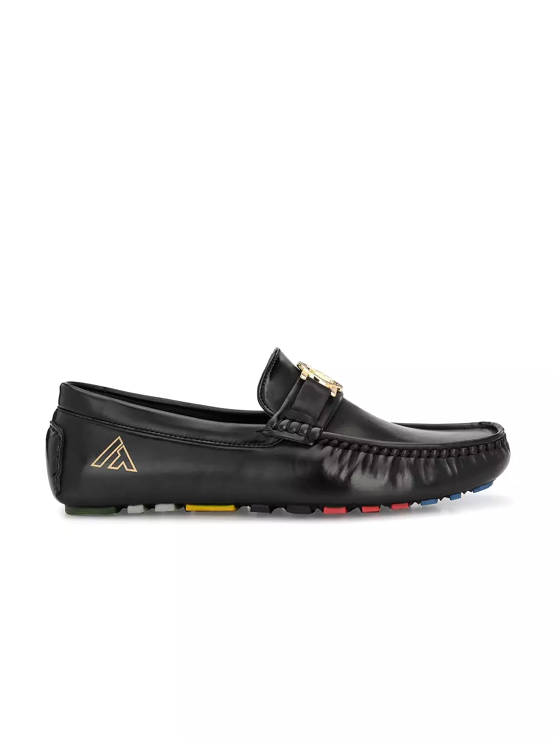 Alberto Torresi Creaseless Burnish Alpha Diver Black Loafers For Men