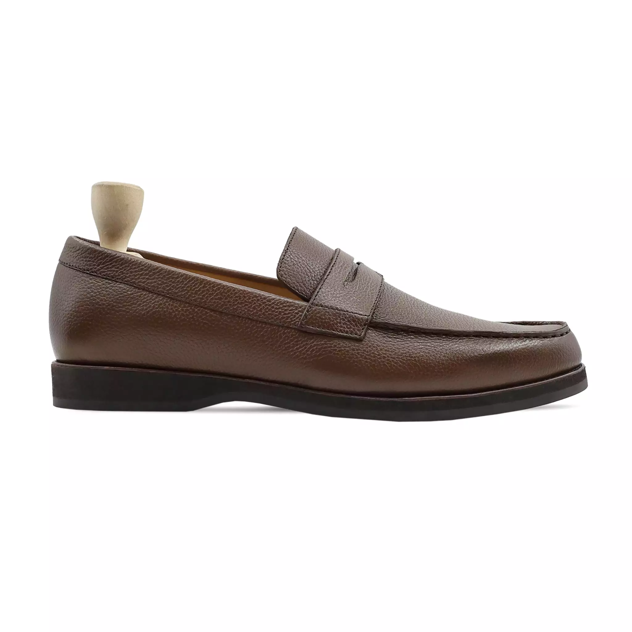 ASADOR - BROWN PEBBLE GRAIN LOAFER