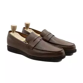 ASADOR - BROWN PEBBLE GRAIN LOAFER