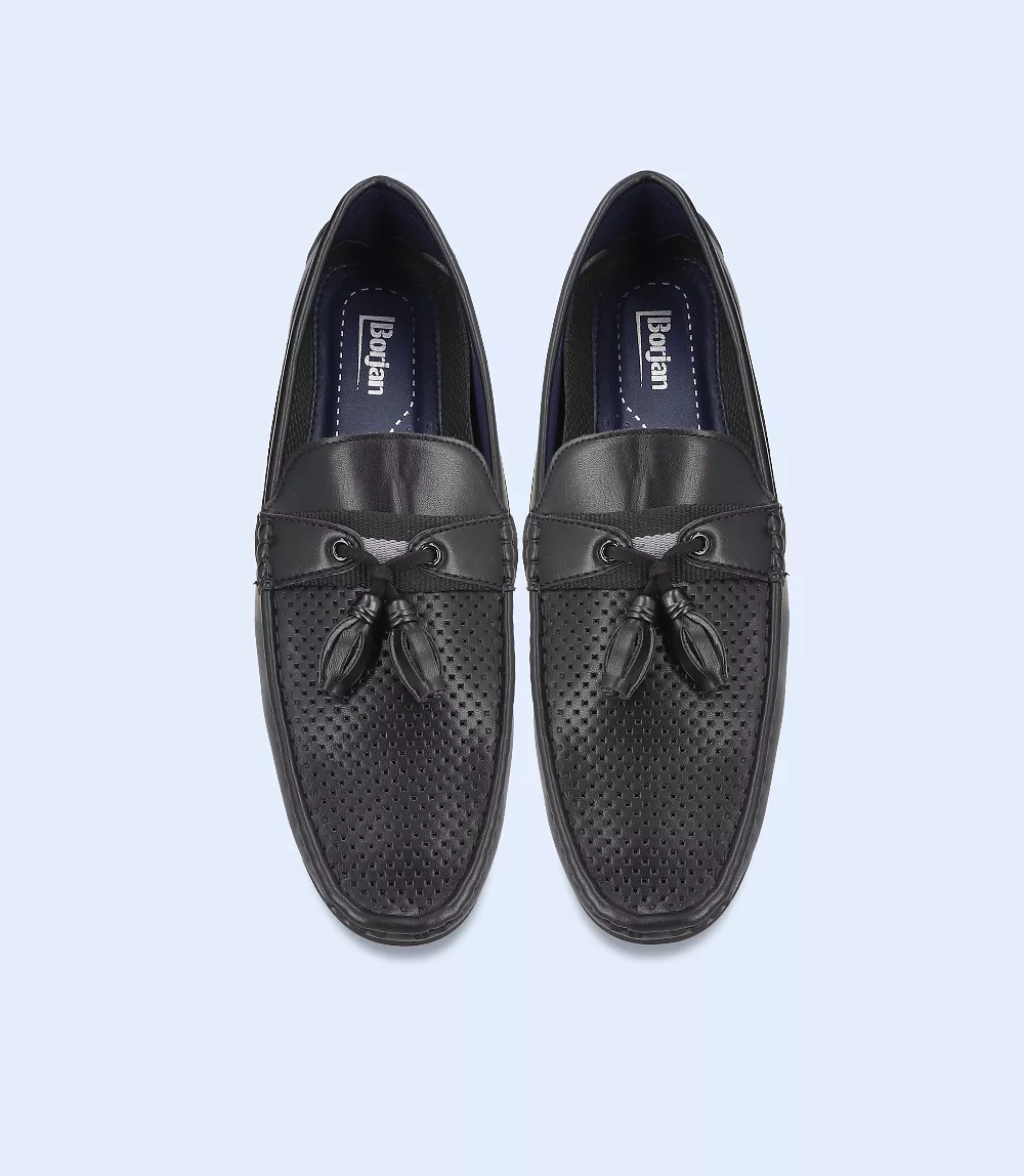 BM5135-BLACK-Men Loafers