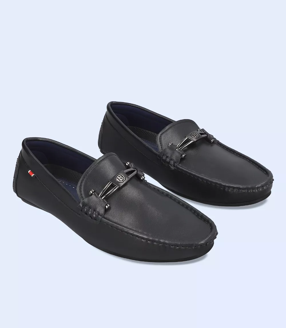 BM5137-BLACK-Men Loafers