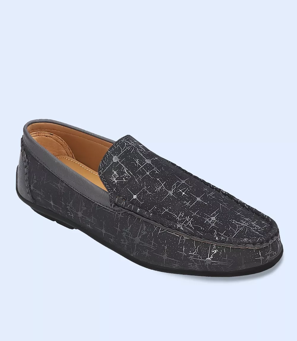 BM5237-BLACK-Men Loafers