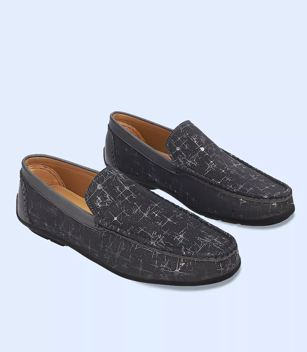 BM5237-BLACK-Men Loafers