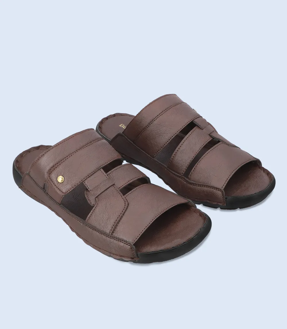 BM5528-BROWN-Men Slipper