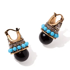 Bohemian Black Palace Earrings