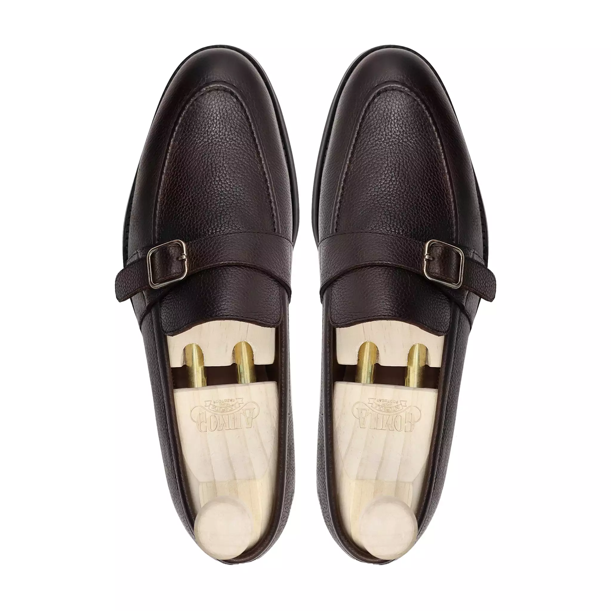 BRASILIA - DARK BROWN PEBBLE GRAIN LOAFER