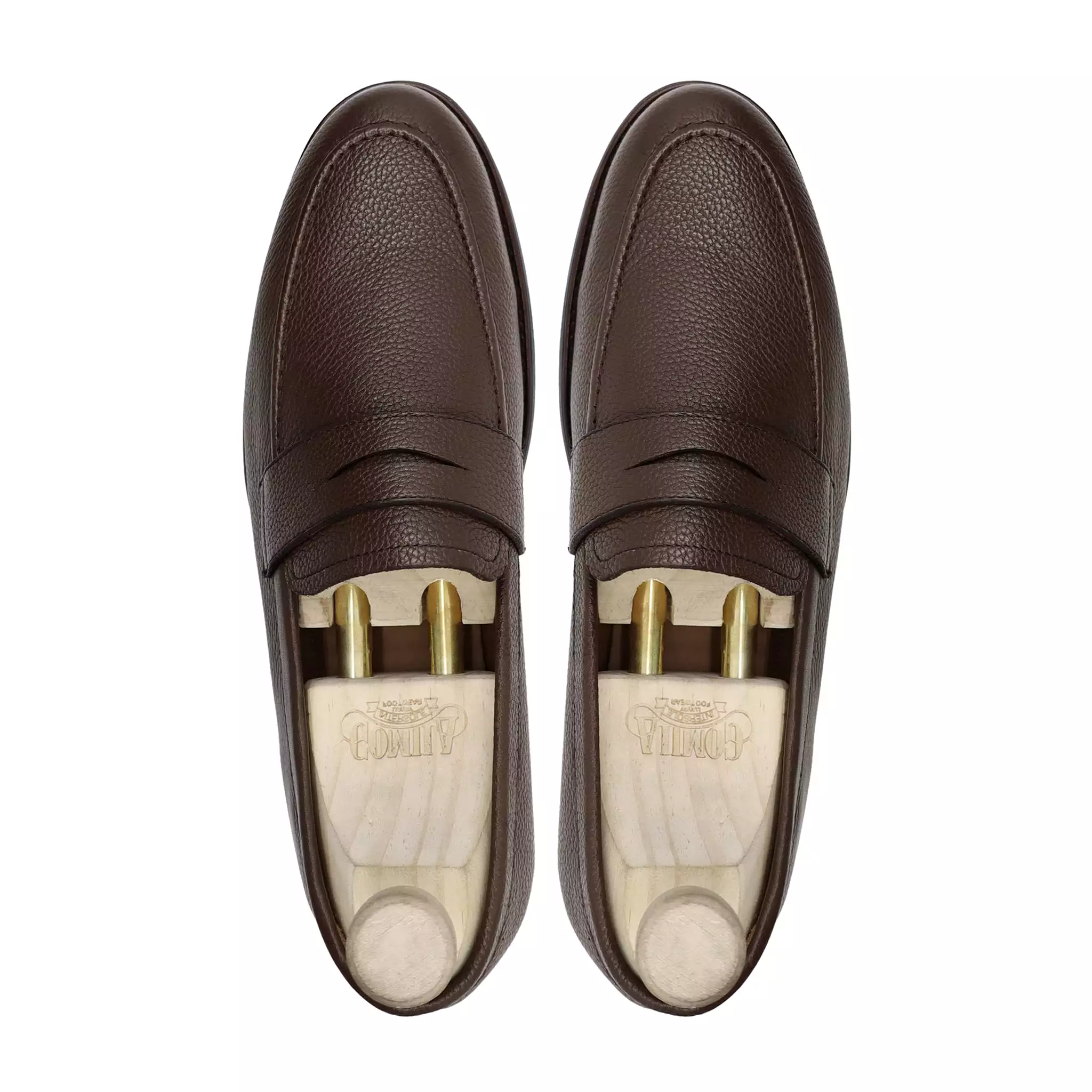 BRUIN - BROWN PEBBLE GRAIN LOAFER