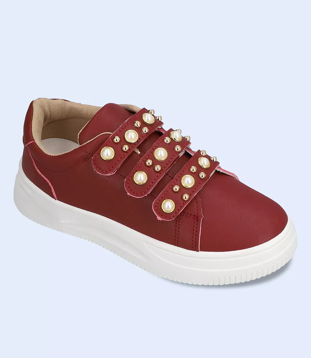 BW8256-MAROON-Women Sports Shoes