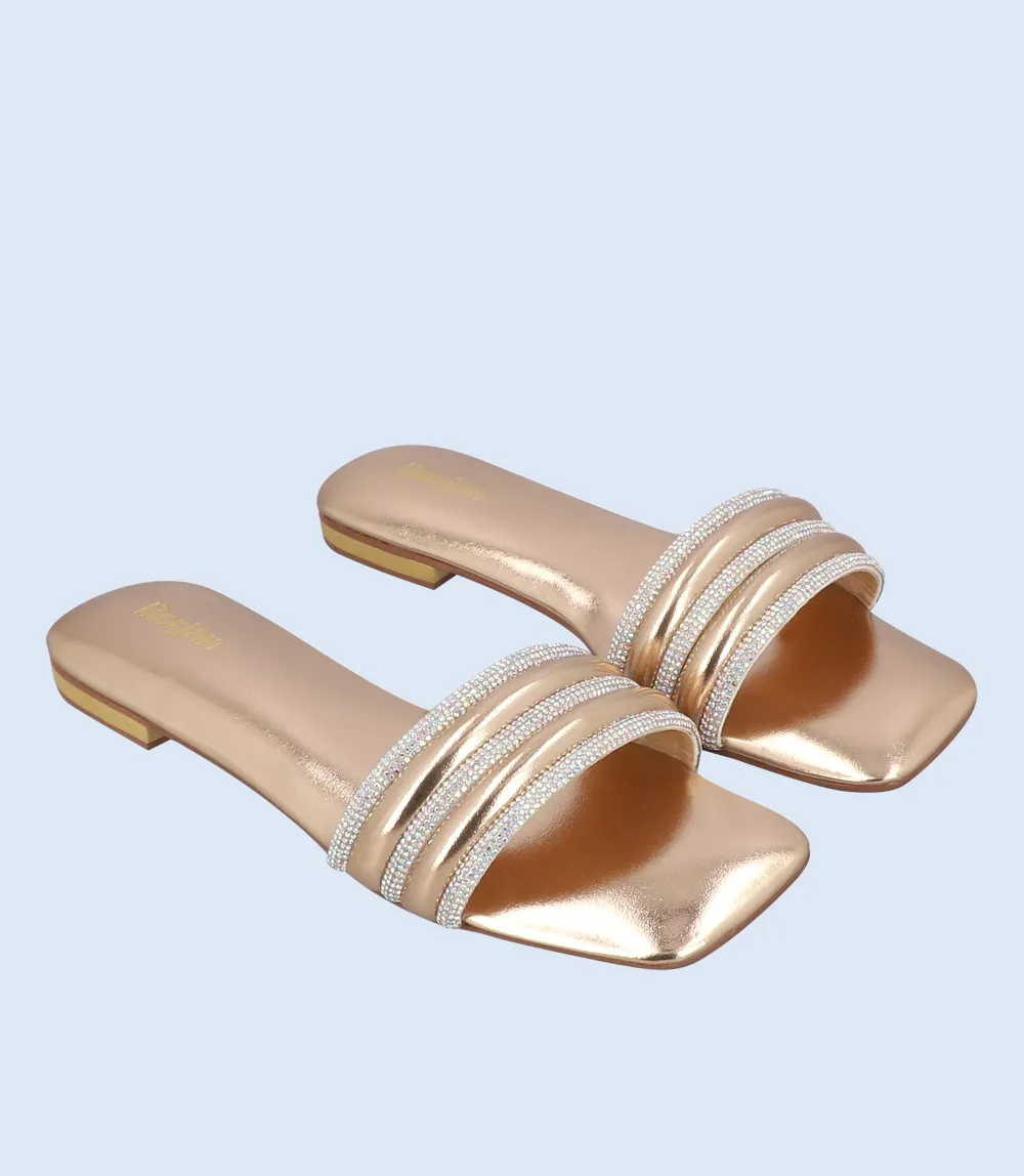 BW9626-ROSE GOLD-Women Formal Slipper