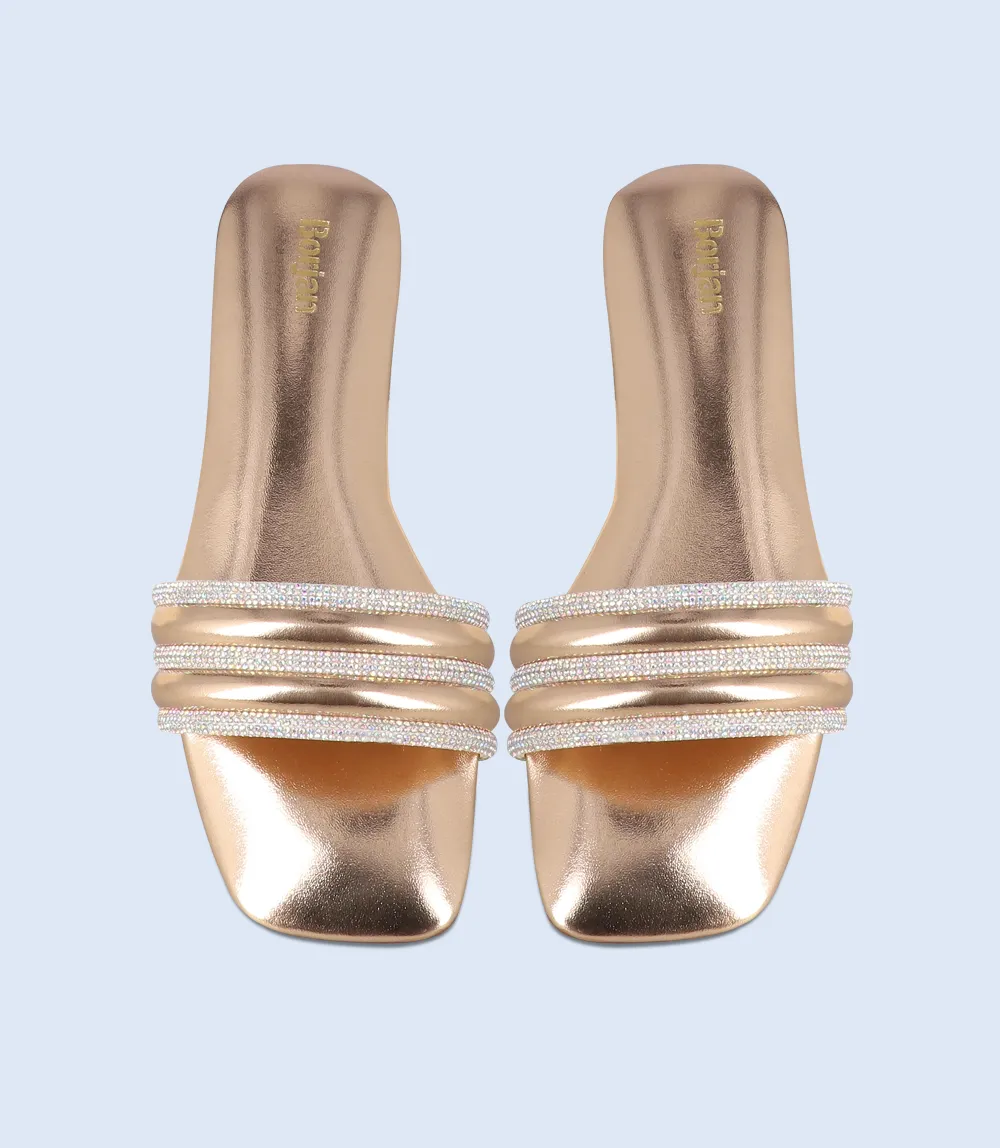 BW9626-ROSE GOLD-Women Formal Slipper