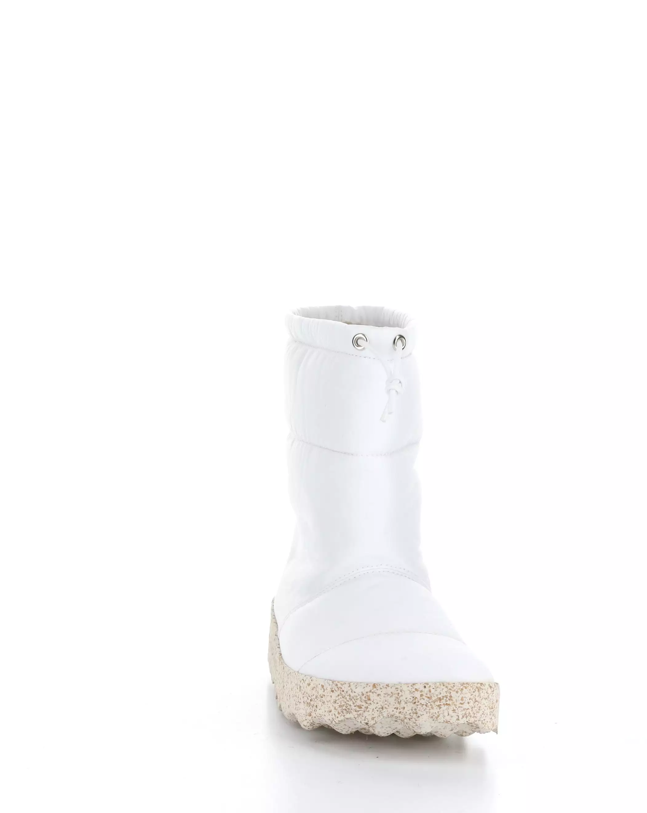 CALE142ASP White Round Toe Boots