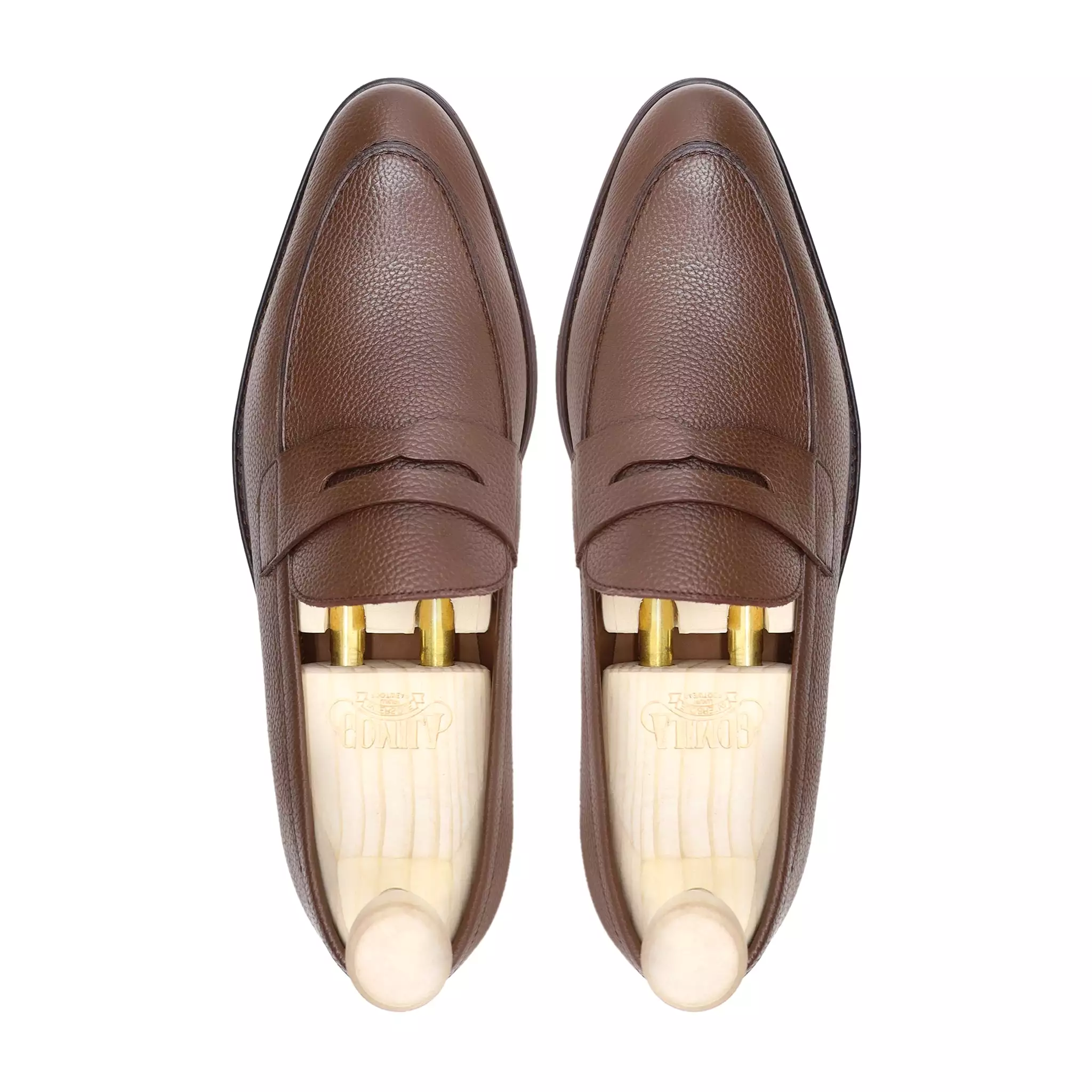 CAMPANIA - BROWN PEBBLE GRAIN LOAFER