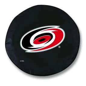 Carolina Hurricanes HBS Black Vinyl Fitted Spare Car Tire Cover