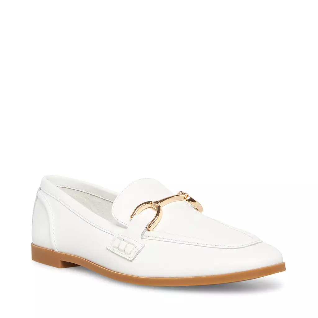 Carrine Loafer WHITE LEATHER