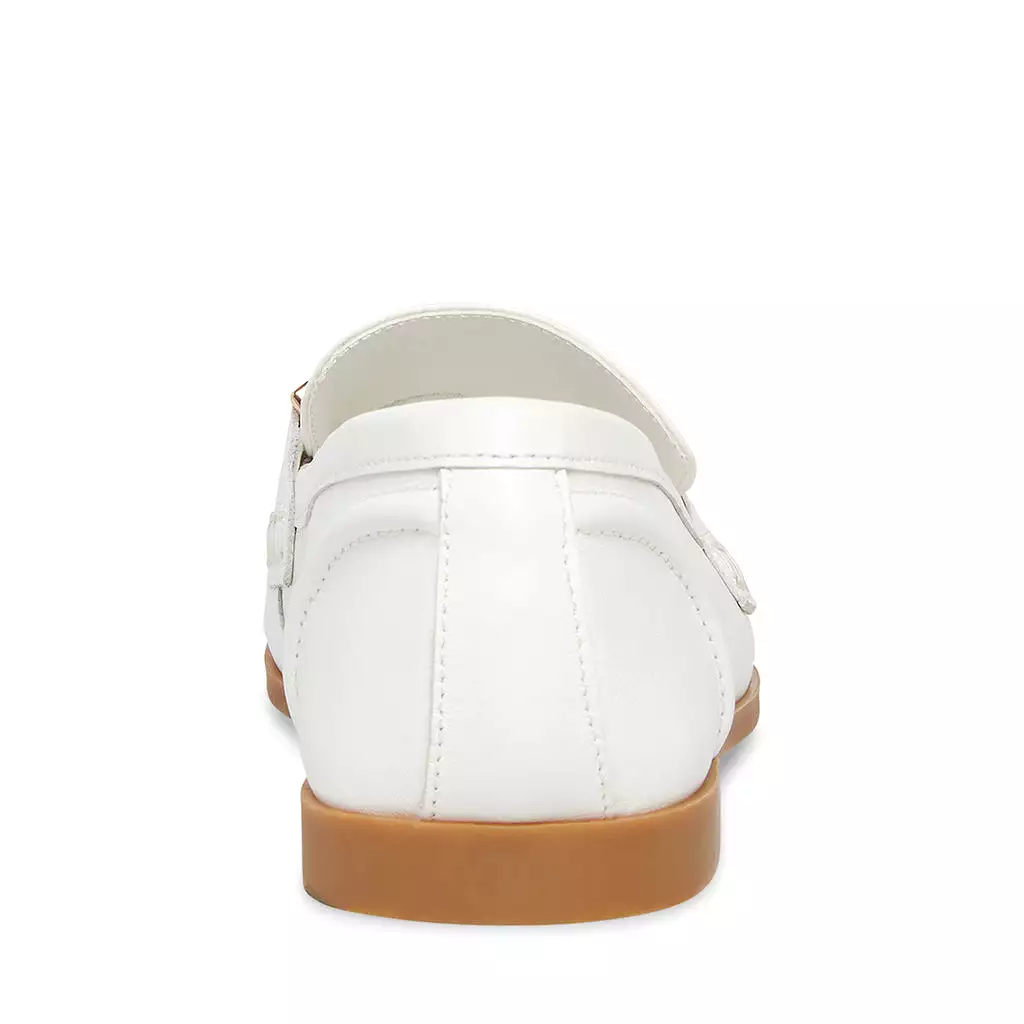 Carrine Loafer WHITE LEATHER