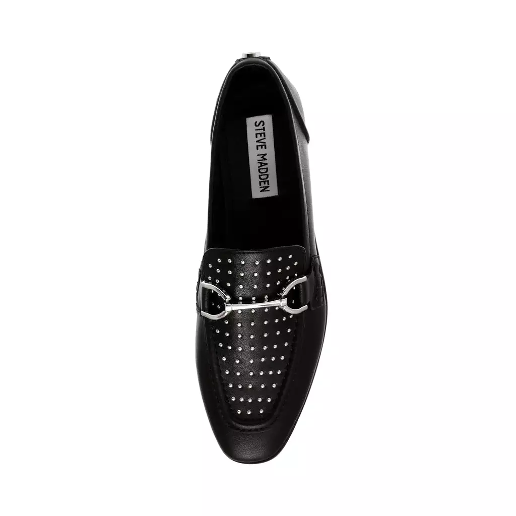 Carrine-S Loafer BLK/SIL STUDS