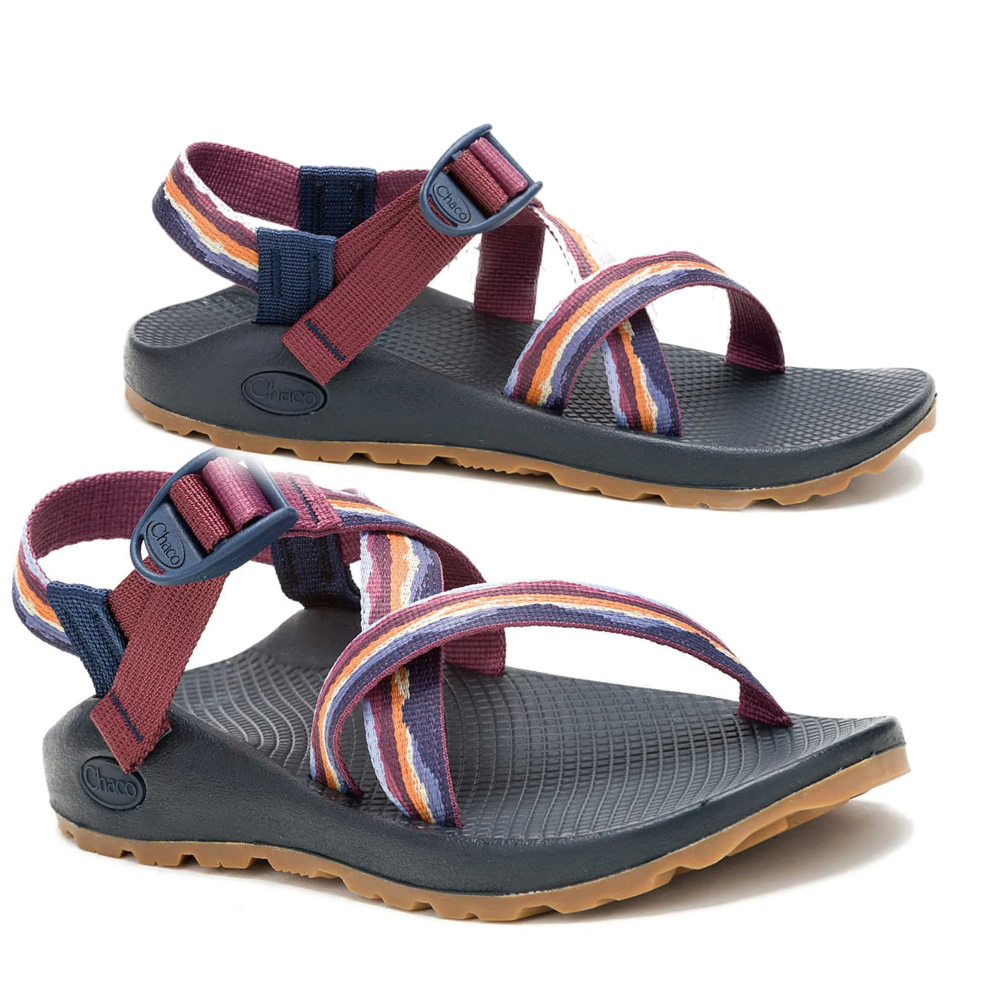 Chaco Z/1 Classic Landscapes Women's Sandals – Highland Maroon, Size 6, for Durable Comfort and Classic Style