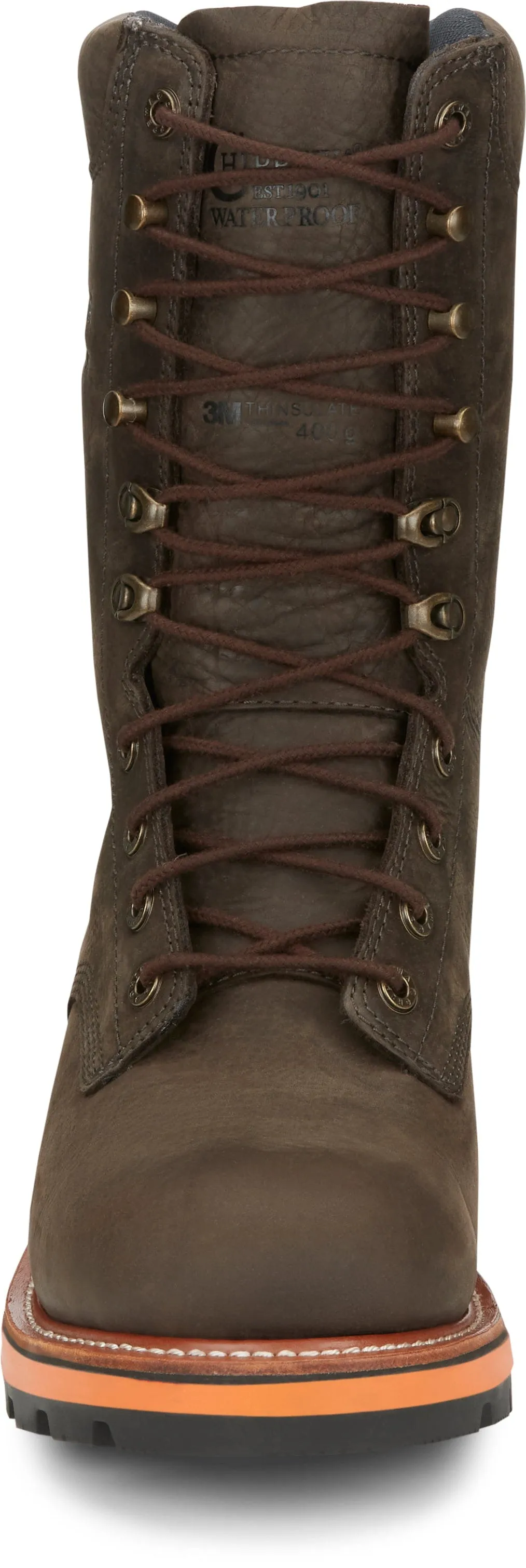 Chippewa Men's Thunderstruck Brown Waterproof Insulated Lace-Up Work Boots TH1032