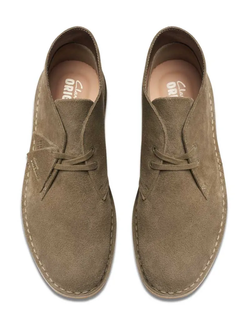 Clarks Originals Desert Boot Pale Khaki Suede