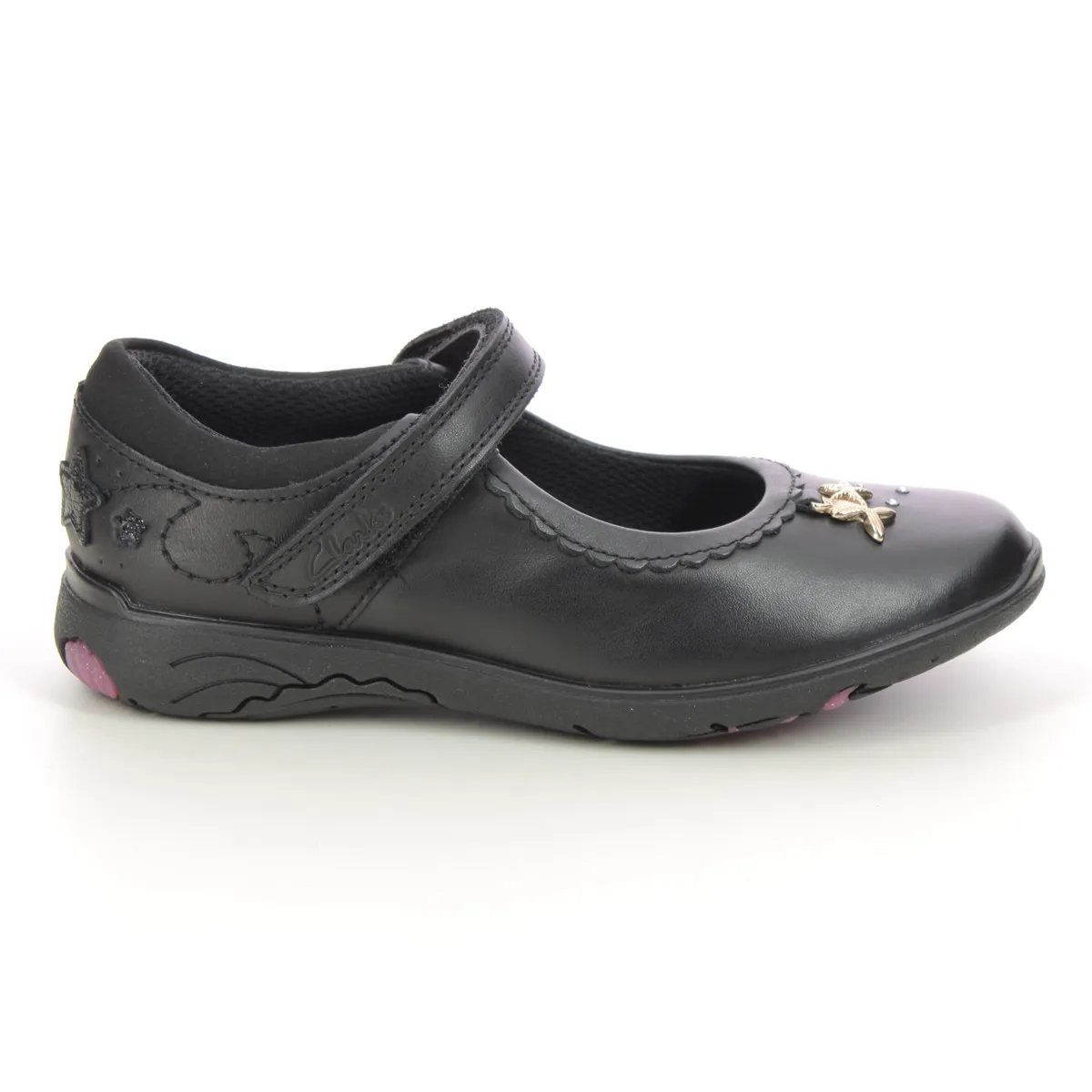 Clarks - Relda Sea K Mary Jane 261722405e - E Fit (black Leather)