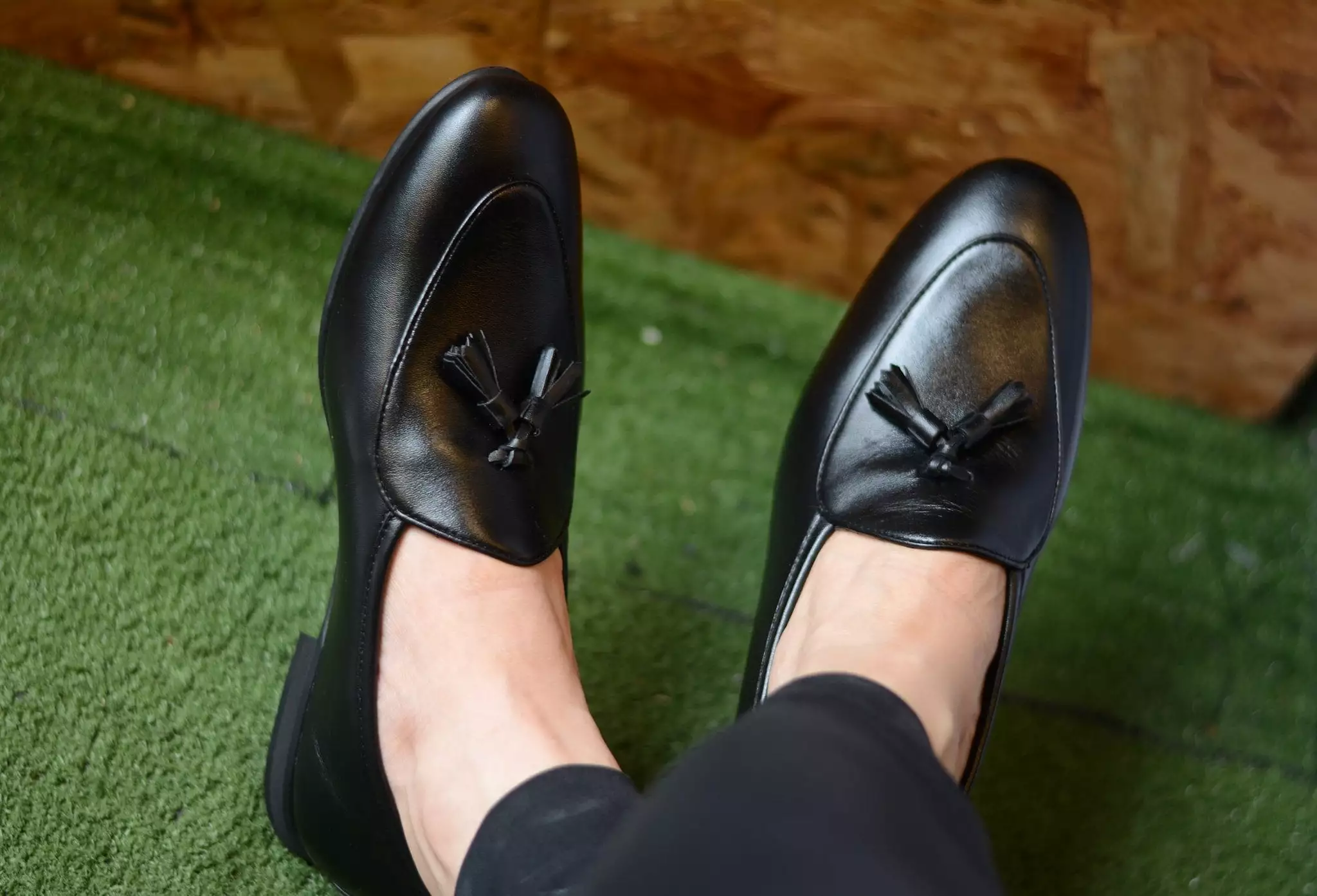 Classic Black Belgian Loafers