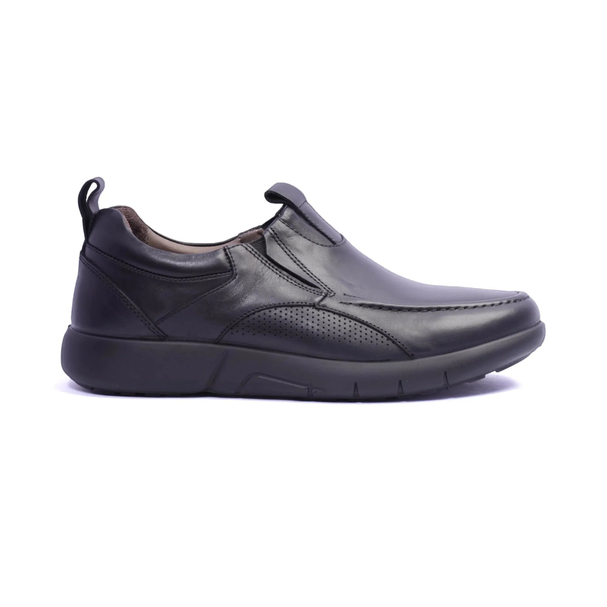 Comfort Plus Classic Leathers Loafers Slip-On Black