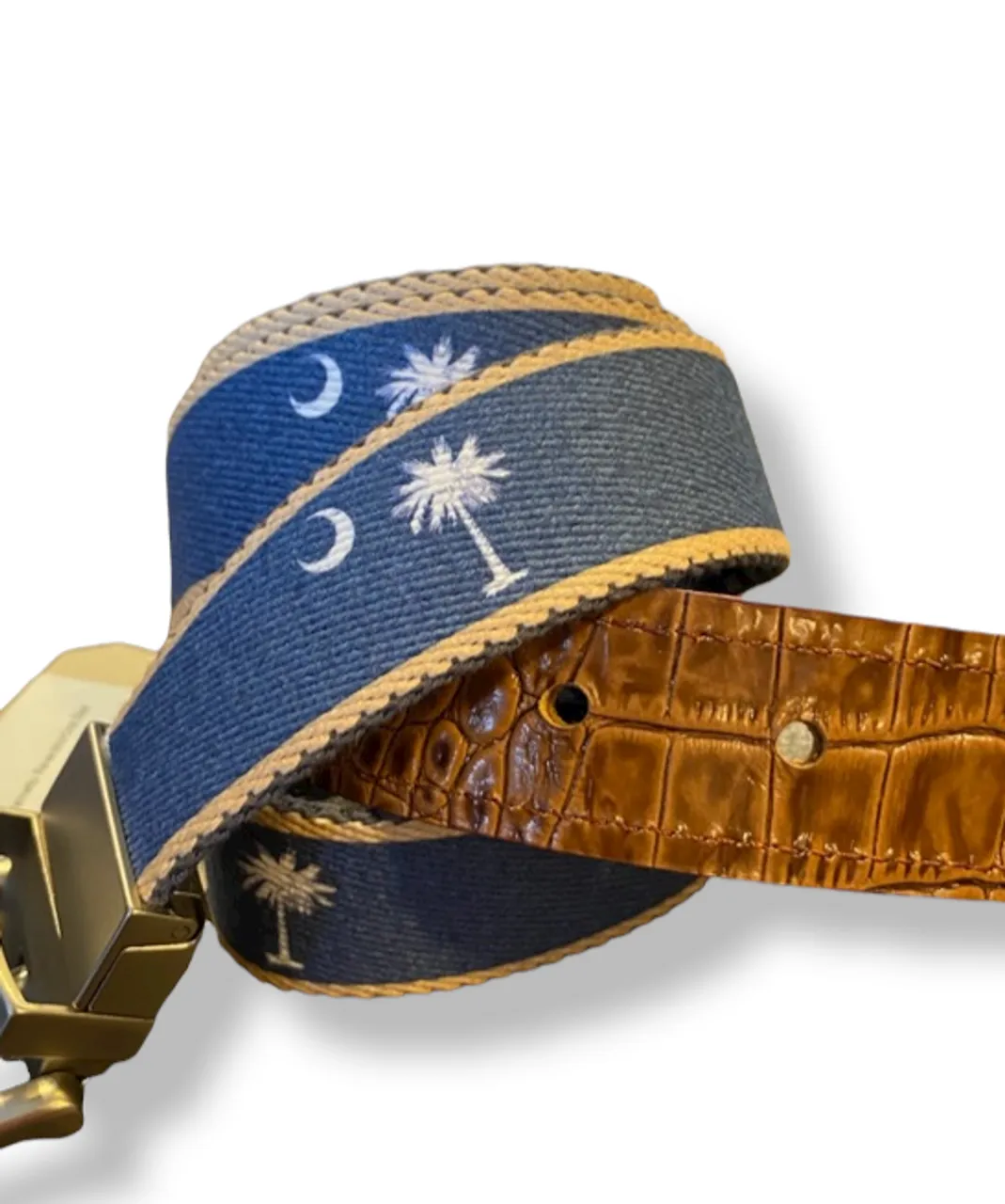 Craig Reagin South Carolina Reversible Belt: Palmetto / State Emblems