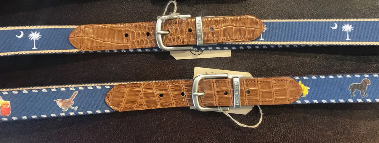 Craig Reagin South Carolina Reversible Belt: Palmetto / State Emblems