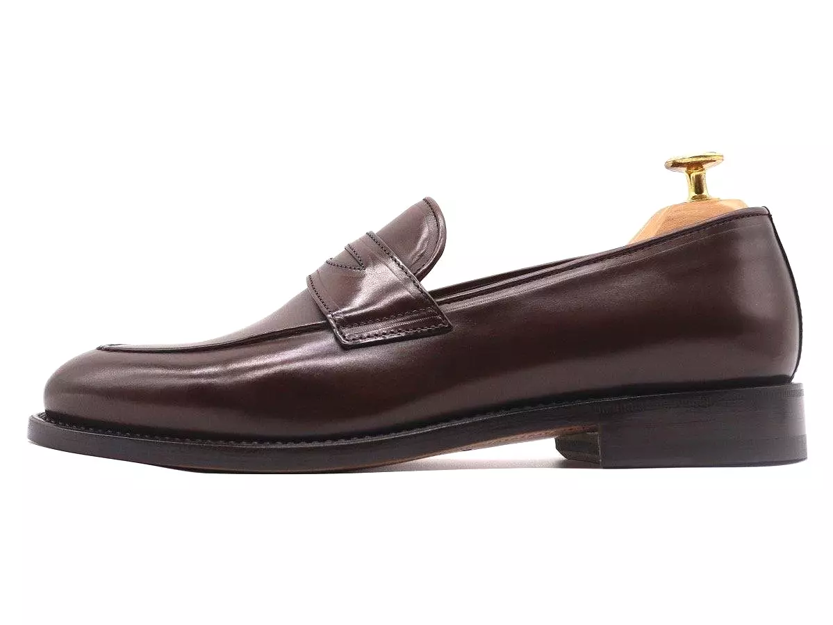 Dejon Men's Calf Leather Loafers - Dark Brown