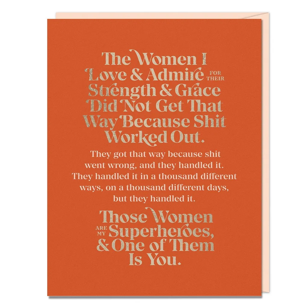 Elizabeth Gilbert - Women I Admire Card