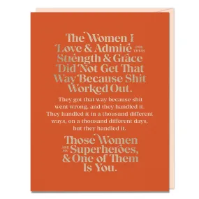 Elizabeth Gilbert - Women I Admire Card