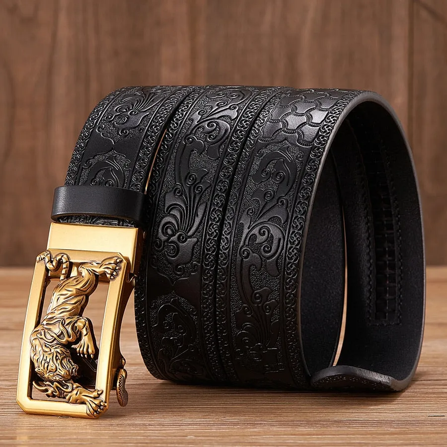 Embossing Retro Male Belt