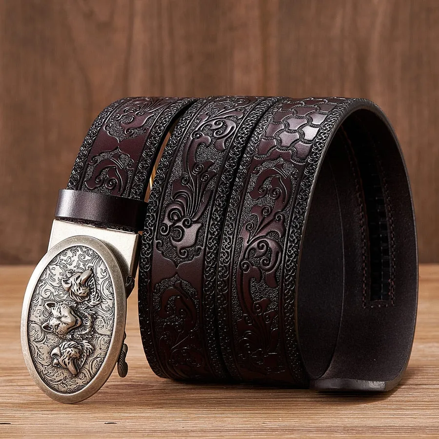 Embossing Retro Male Belt