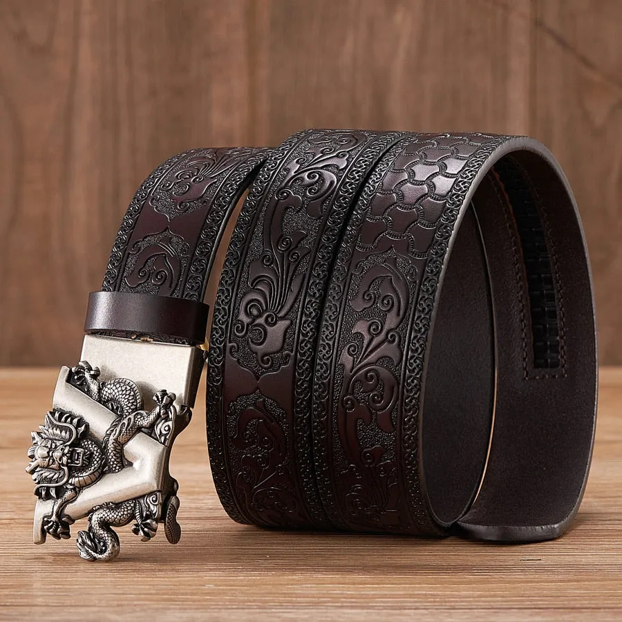 Embossing Retro Male Belt