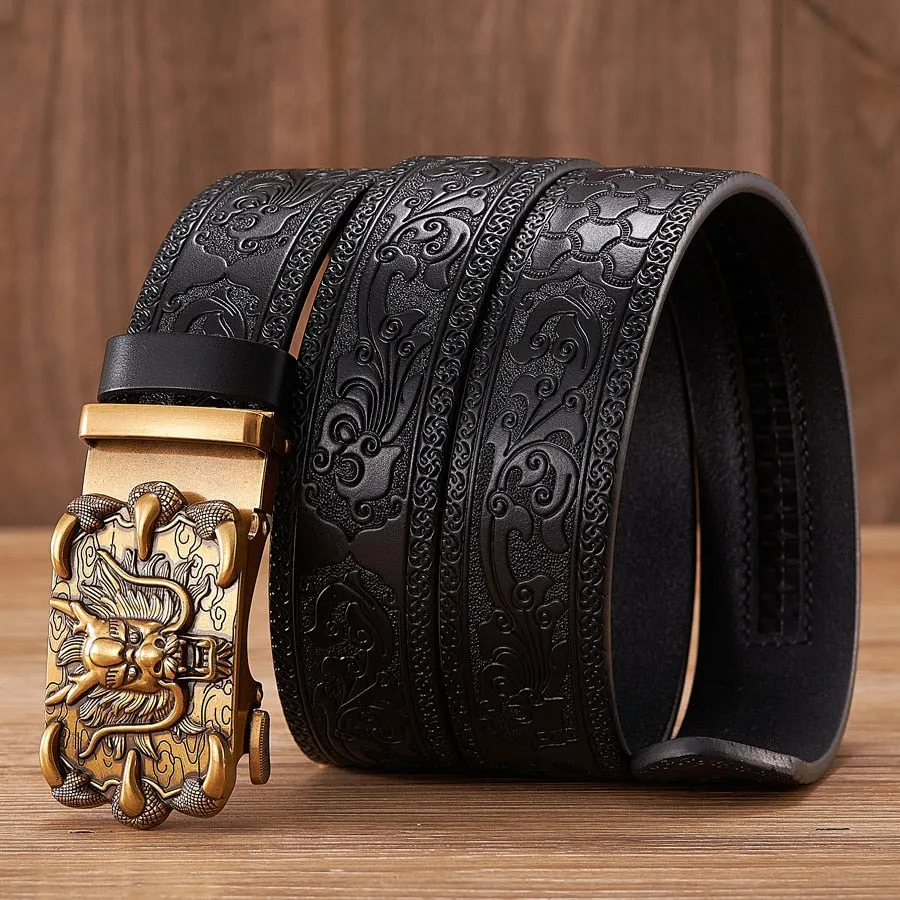 Embossing Retro Male Belt