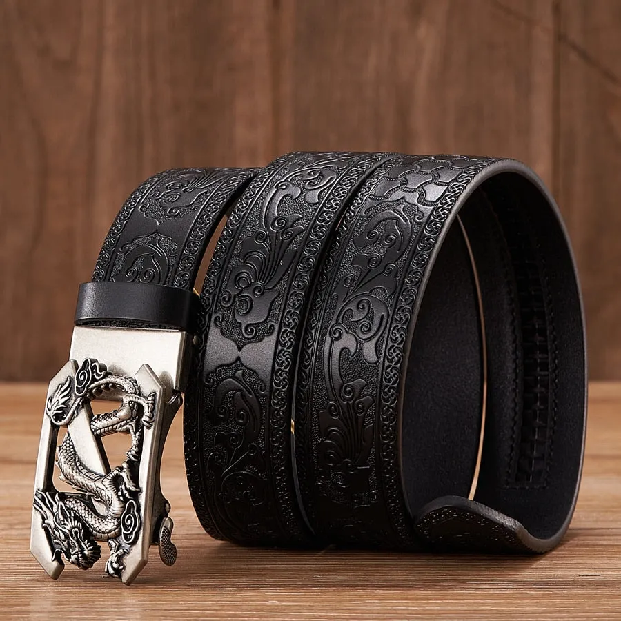 Embossing Retro Male Belt