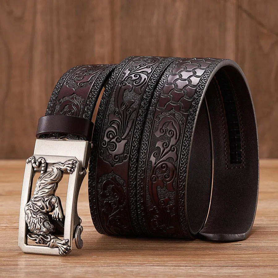 Embossing Retro Male Belt