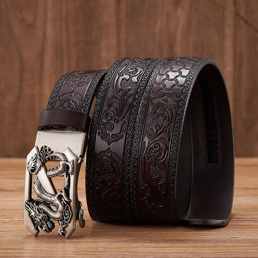 Embossing Retro Male Belt