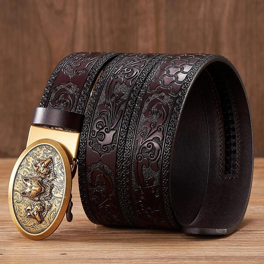 Embossing Retro Male Belt