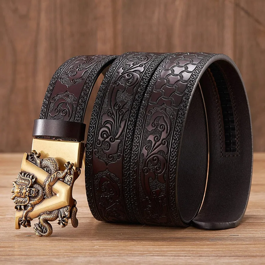 Embossing Retro Male Belt