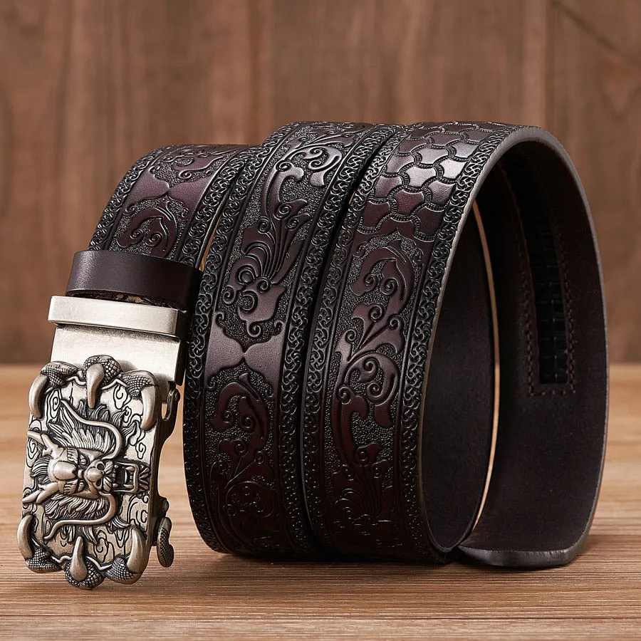 Embossing Retro Male Belt