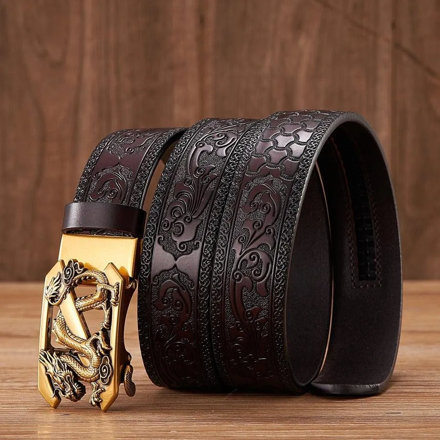 Embossing Retro Male Belt