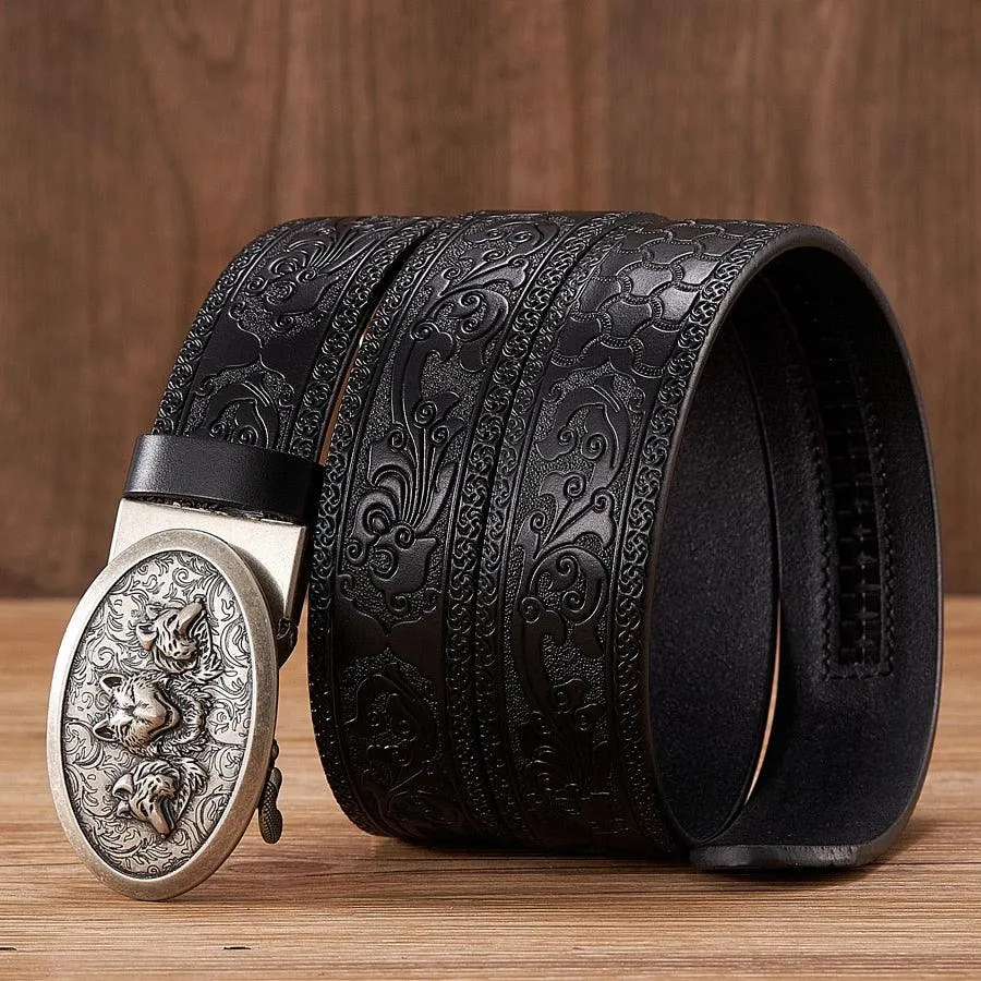 Embossing Retro Male Belt